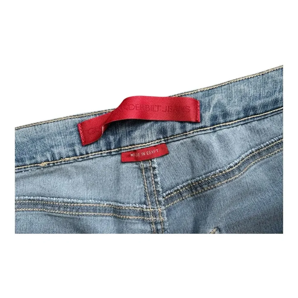 Gloria Vanderbilt Jeans Womens 16 Light Wash Straight Blue Vintage 31